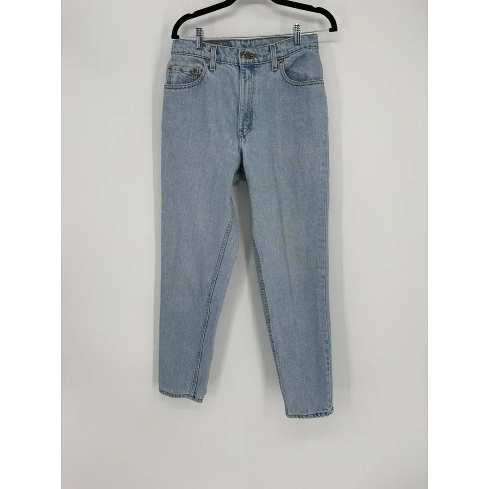 Levi's Jeans Women 10 Light 550 Relaxed‎ Fit Tapered Leg High Rise Vintage USA